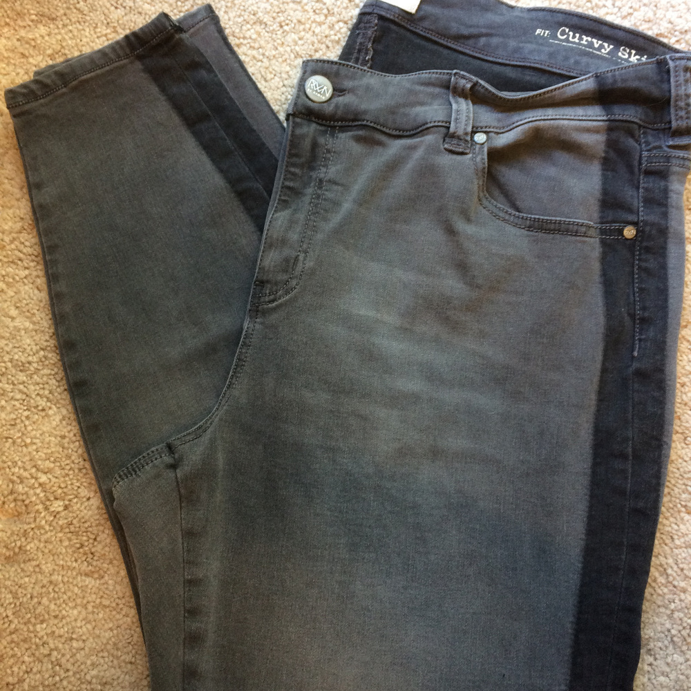 stitch fix rwn by rawan gray curvy skinny jean